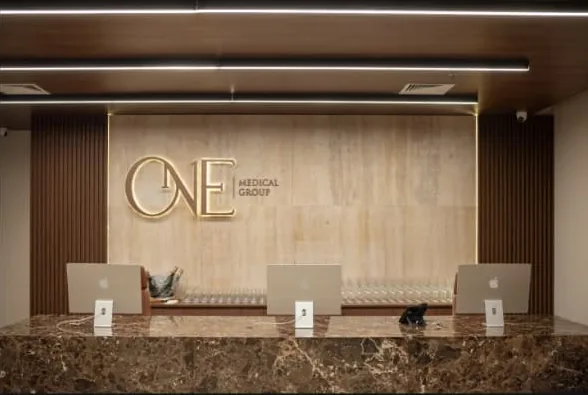 Recepção da clínica One Medical, projeto One Office